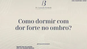 Como dormir com dor forte no ombro e ter descanso real?