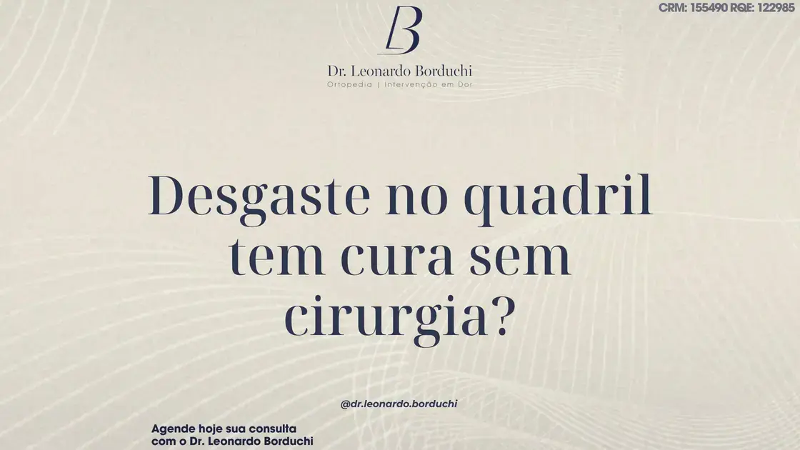 Desgaste no quadril tem cura sem cirurgia? Novas terapias em foco