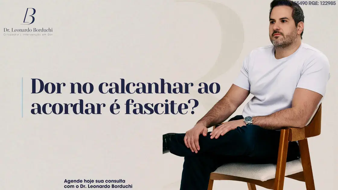 Dor no calcanhar ao acordar é fascite plantar? Entenda agora