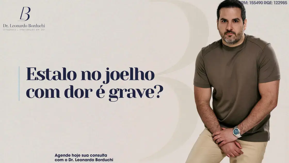 Estalo no joelho com dor é grave? Saiba quando investigar