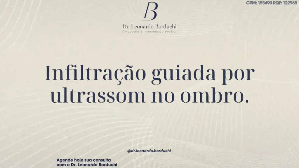 Infiltração Guiada por Ultrassom no Ombro
