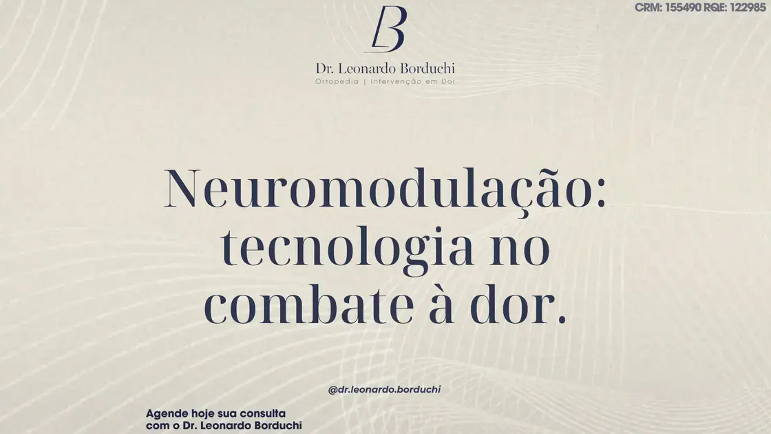 Neuromodulação: Tecnologia Avançada Contra Dor