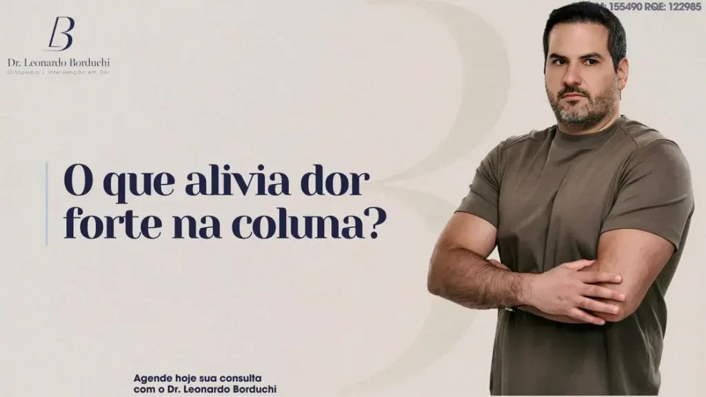 O que alivia dor forte na coluna de forma rápida e segura?
