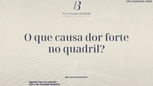 O que causa dor forte no quadril à noite? As principais razões