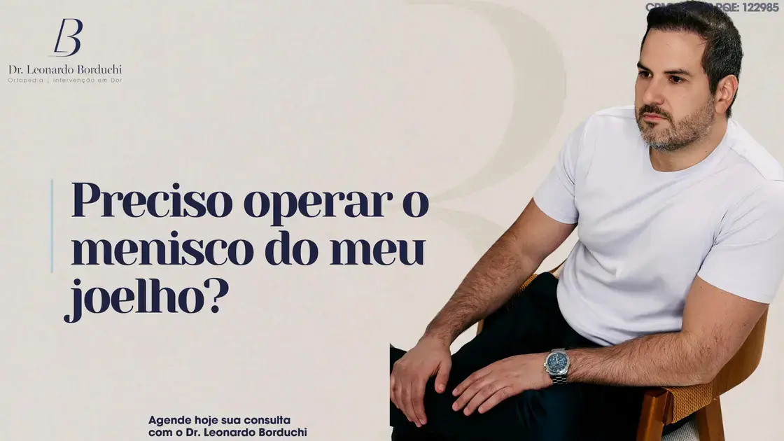 Preciso operar o menisco do meu joelho? Alternativas viáveis