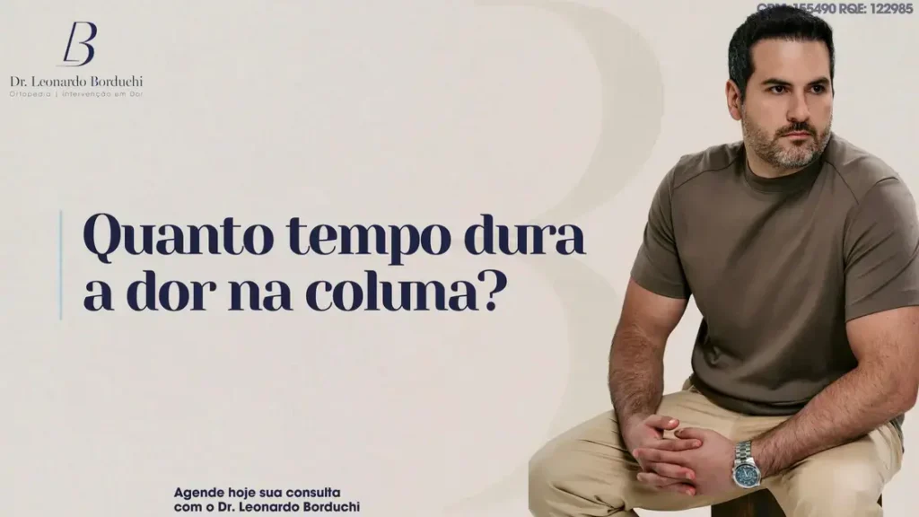 Quanto tempo dura a dor na coluna? Entenda os prazos