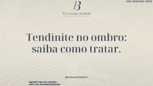 Tendinite no Ombro: Identifique e Trate