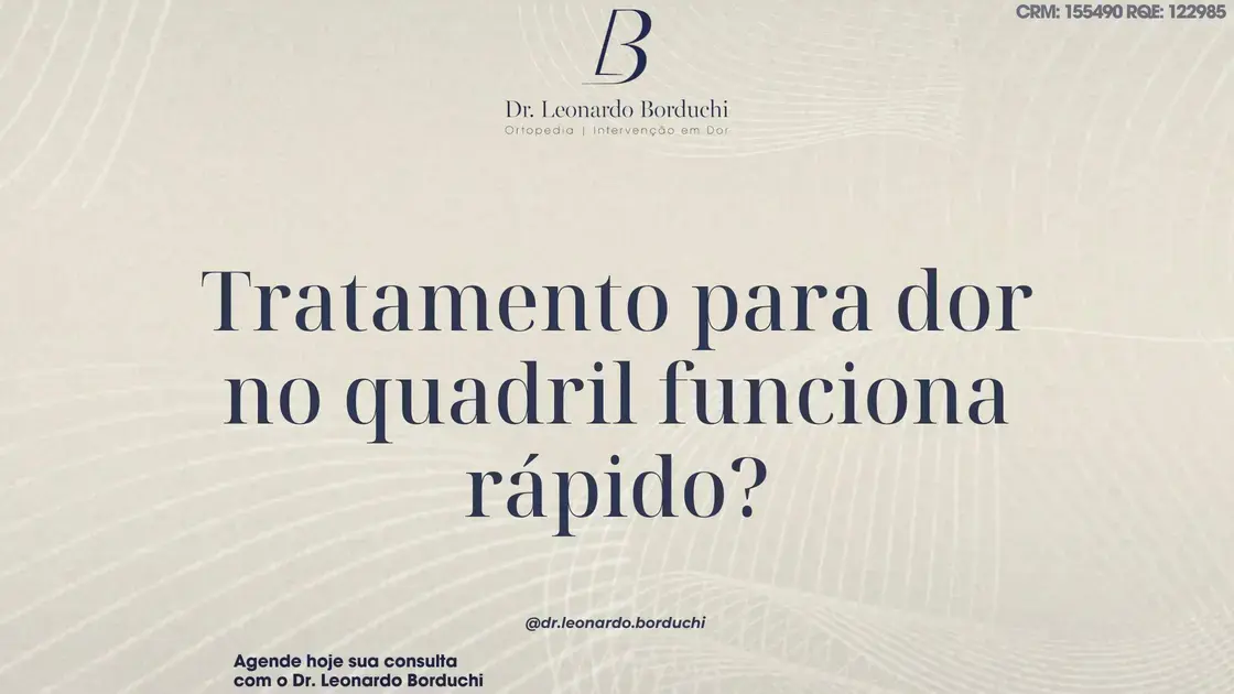 Tratamento para dor no quadril funciona rápido? Descubra a evolução