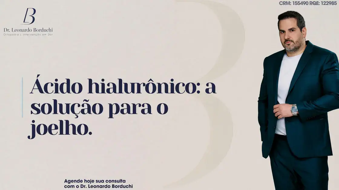Ácido hialurônico: a solução para o joelho.