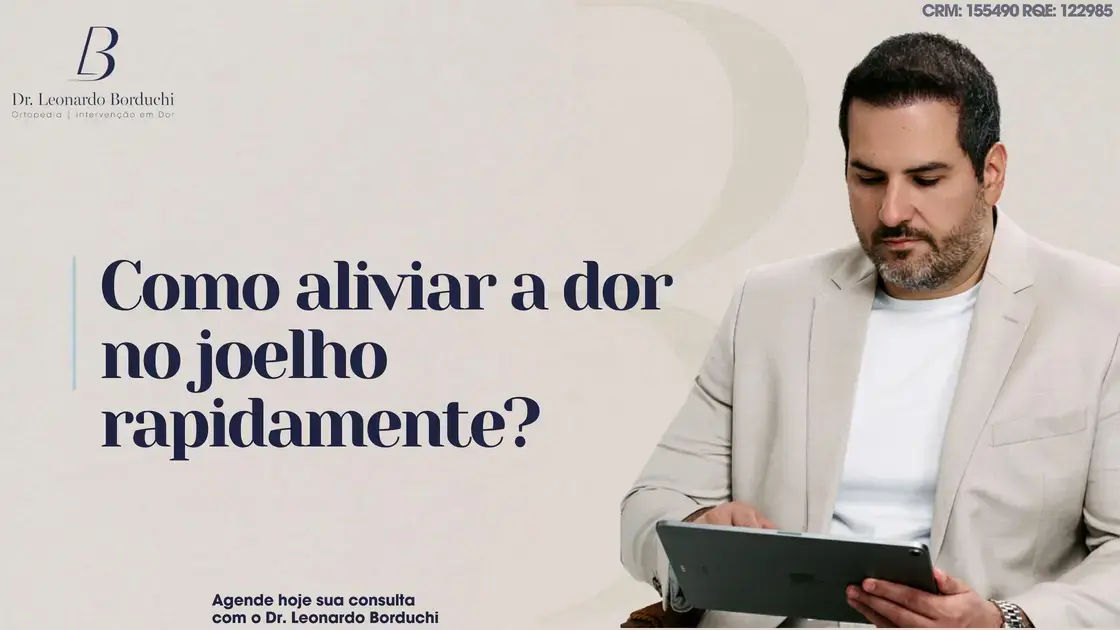 Como aliviar a dor no joelho rapidamente?