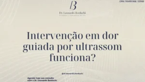 Intervenção em dor guiada por ultrassom funciona?